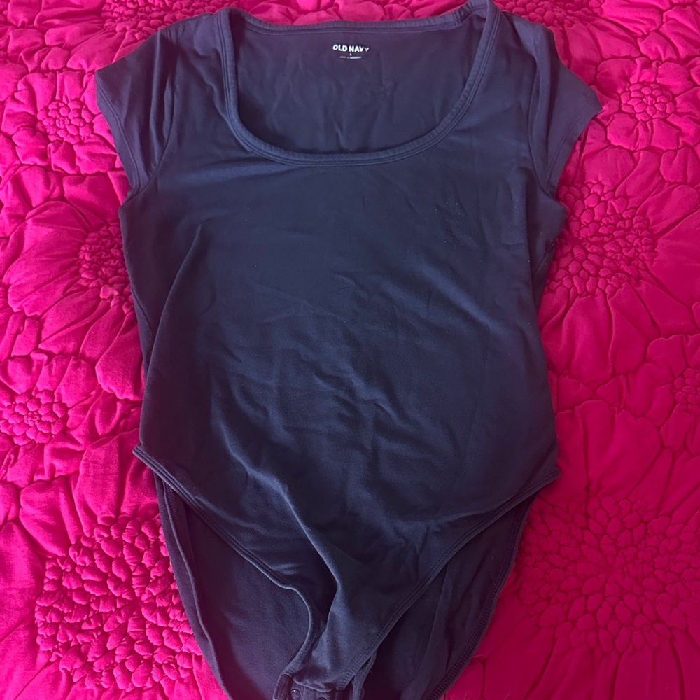 Old Navy Women's Navy Blue Bodysuit